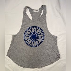 Soul Cycle, tank top with logo and Soulhampton, oversized, size Small